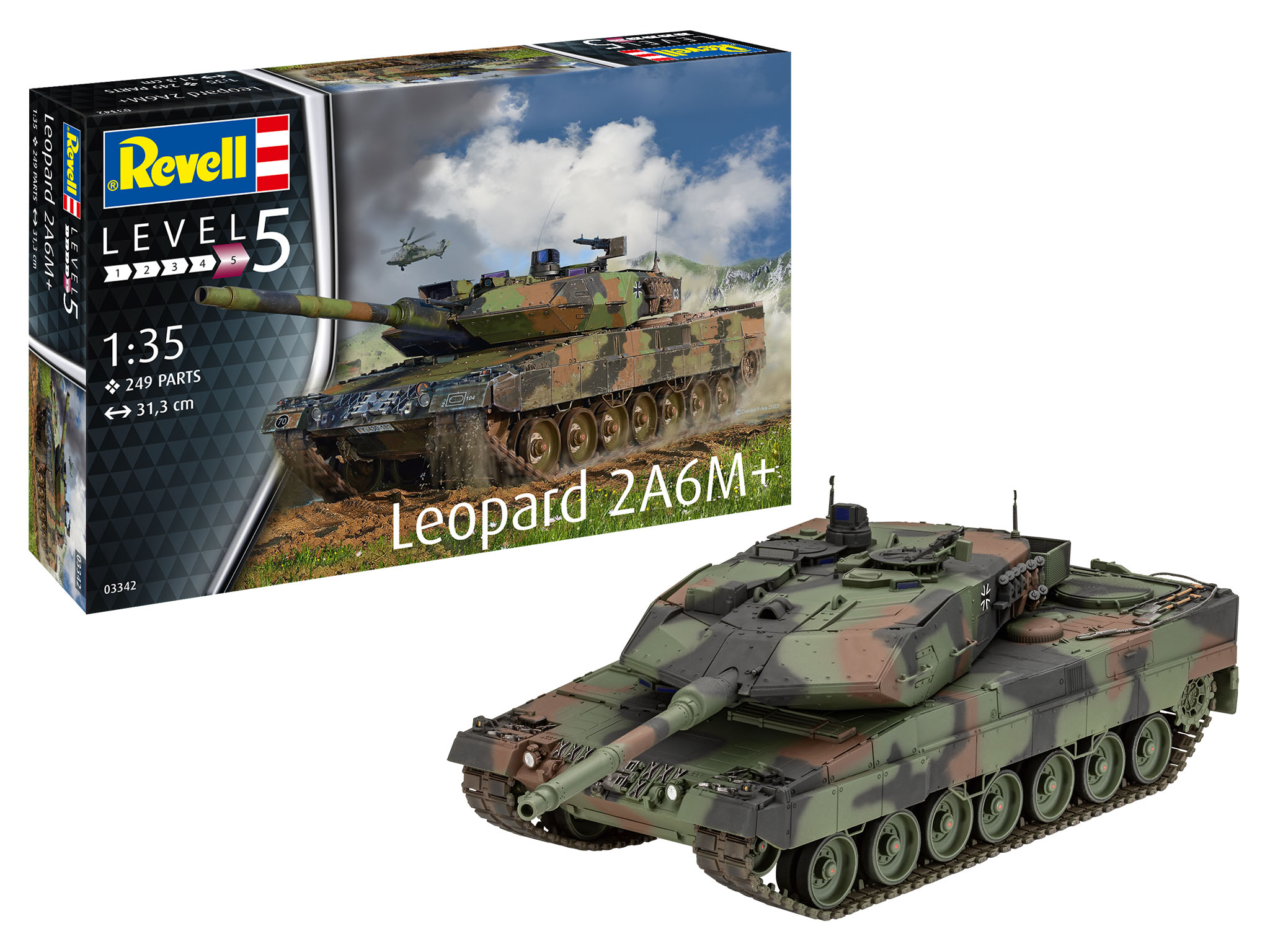 revell-03342-Leopard-2A6M+-Kampfpanzer-Bundeswehr-Einsatz-Waffensystem