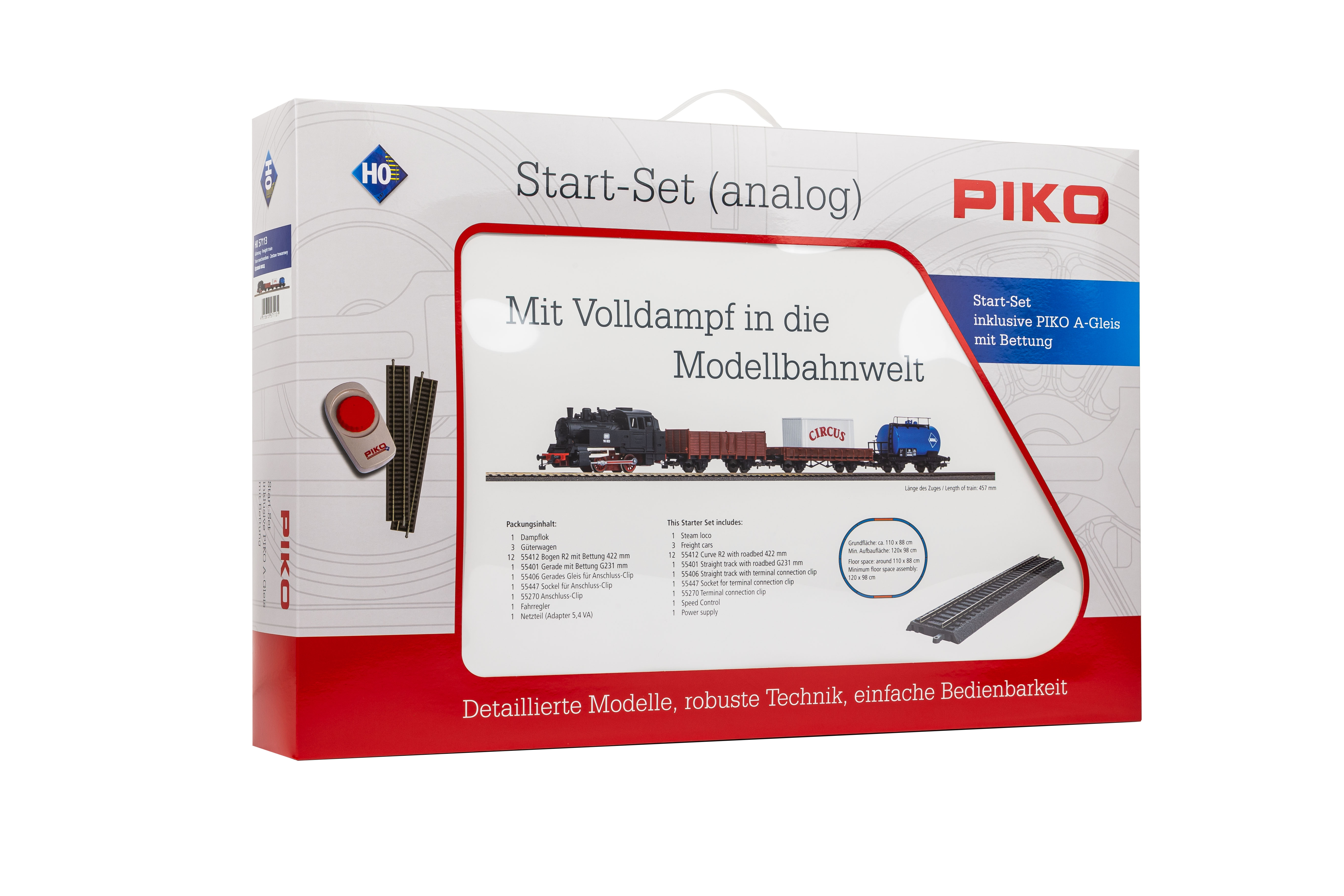 piko-57113-1-Startset-BR-98-Güterzug
