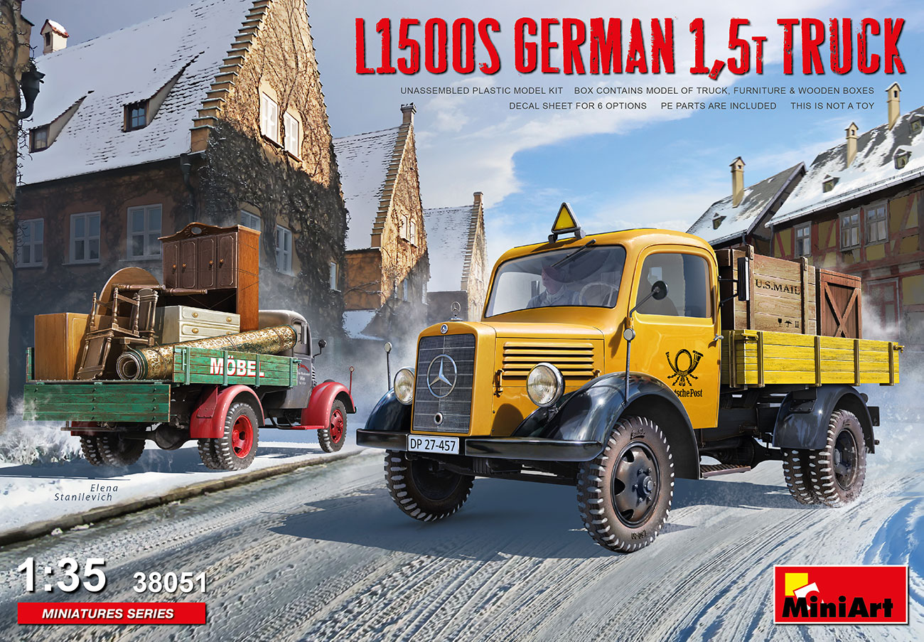 miniart-38051-1-Mercedes-Benz-L1500S-Deutscher-15-Tonnen-LKW