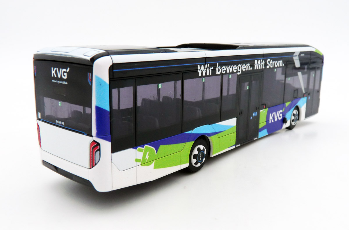 Rietze-76359-3-MAN-Lions-City-12-E-Elektrobus-KVG-Kahlgrund-Verkehrs-Gesellschaft-mbh-Wir-bewegen-mit-Strom-Busbahnhof-Schöllkrippen-Dr-Legler
