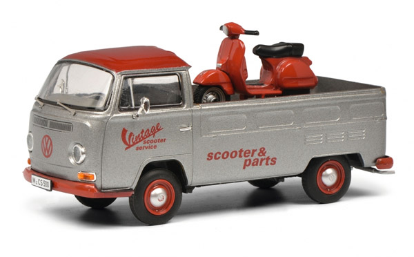 schuco-450333000-1-VW-T2a-Vintage-Scooter-Service-Vespa-PX-Reparaturwerkstatt