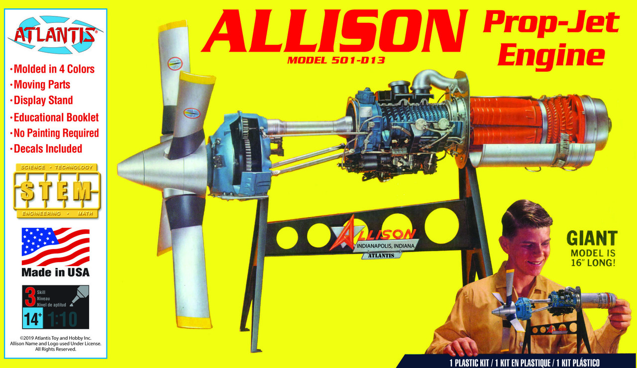 atlantis-models-H1551-Allison-Model-501-D13-Prop-Jet-Engine-Convair-580-Turboprop-Lehrmodell-Schnittmodell atlantis-models-H1551-Allison-Model-501-D13-Prop-Jet-Engine-Convair-580-Turboprop-Lehrmodell-Schnittmodell