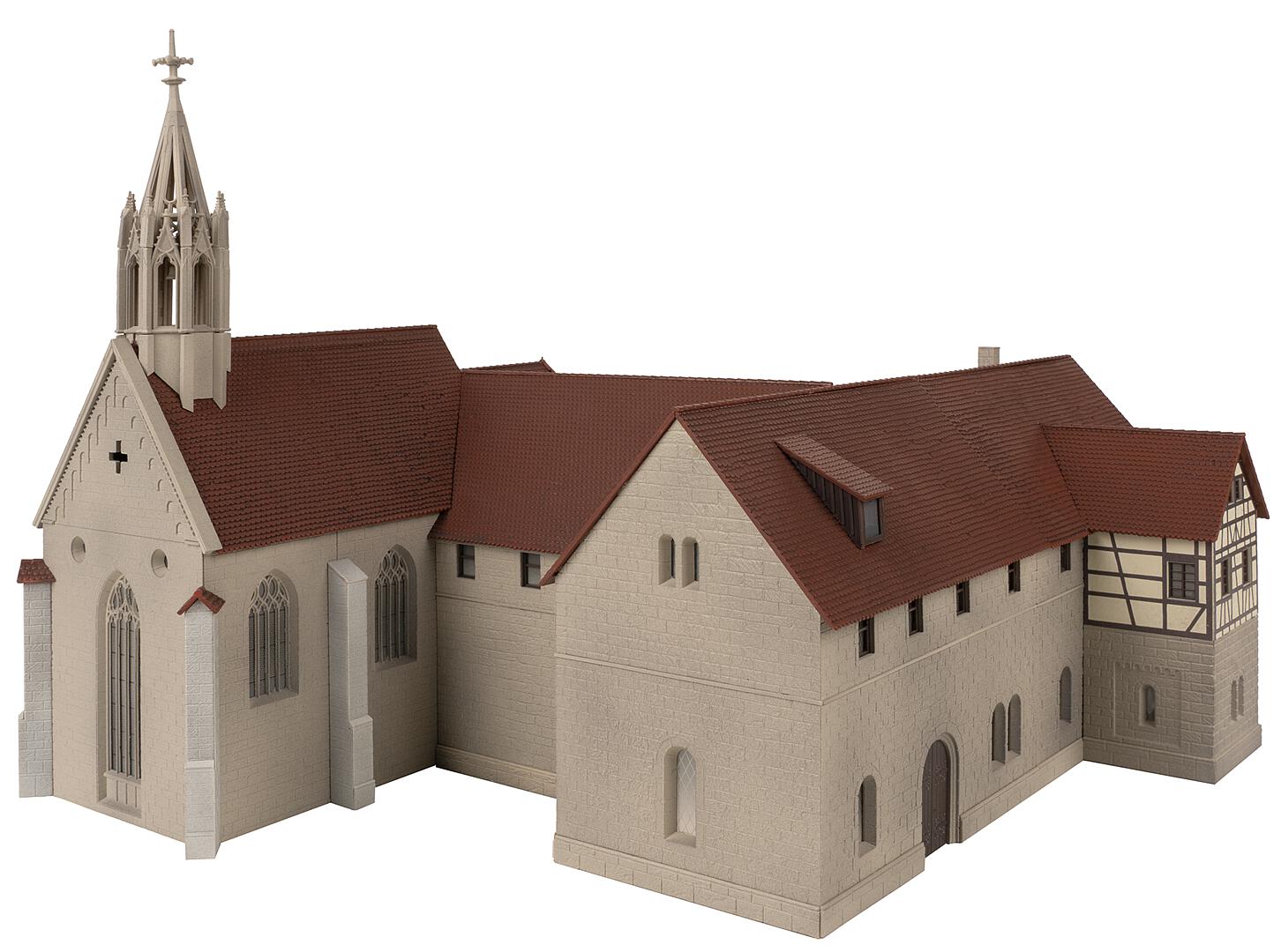 faller-130827-3-Alte-Abtei-mit-Kreuzgang-Wallfahrts-Kloster-Katholische-Kirche