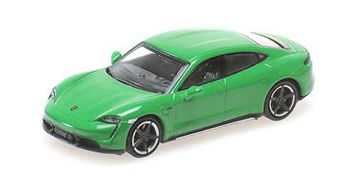 minichamps-870068402-Porsche-Taycan-Turbo-S-2019-grün-metallic