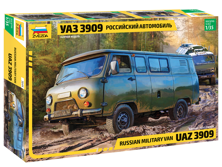 zvezda-3644-1-UAZ-3909-Buchanka-Russian-Military-Van