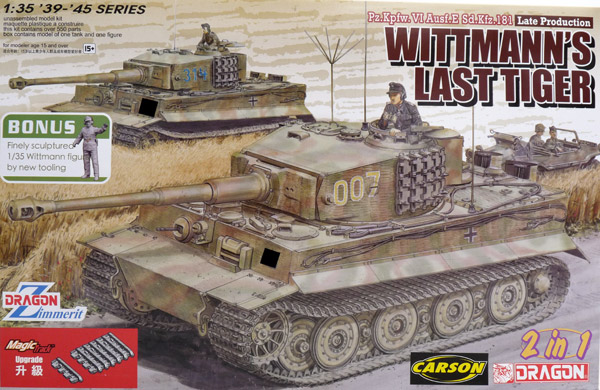 dragon-6600-Sd-Kfz-181-Pz-Kpfw-VI-Ausf-E-Tiger-I-late-production-Wittmans-last-Tiger-mit-Figur