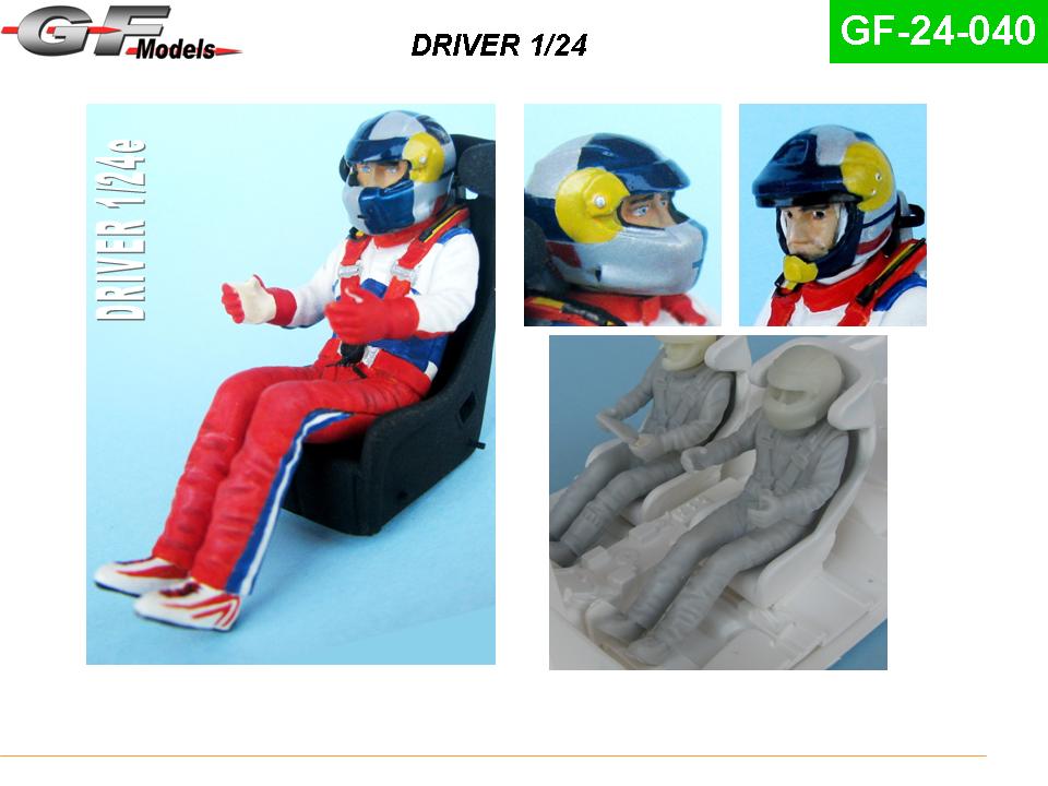 gfmodels-GF24040-WRC-Rallye-Fahrerfigur-sitzend-2000er-Jahre