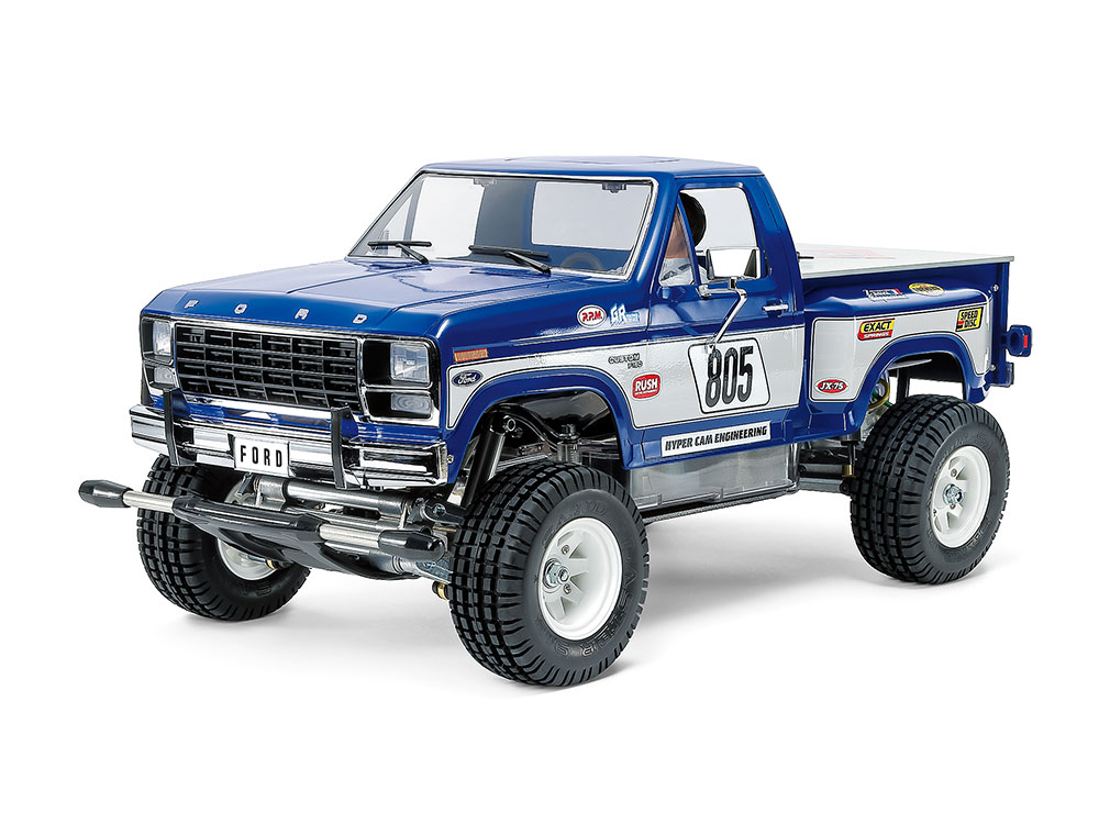 Tamiya-58759-1-Ford-Ranger-F-150-XLT-ferngesteuerter-Retro-Pick-Up-80s-Style