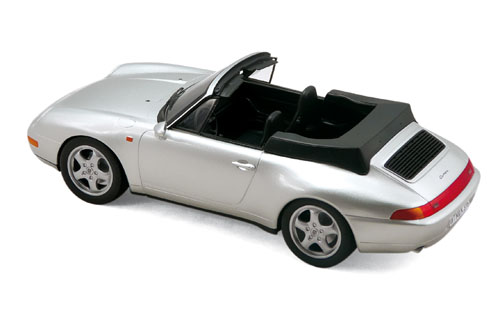 Norev Porsche 911 Carrera Cabriolet 1993, silber, #187592