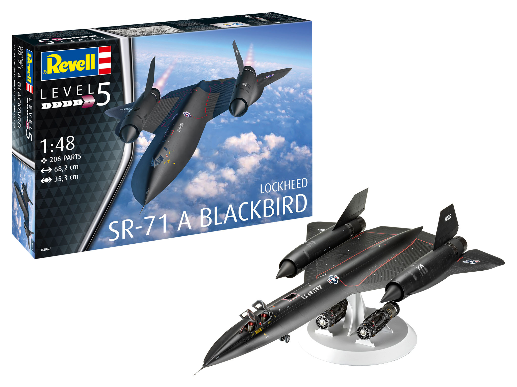 revell-04967-1-Lockheed-SR-71-A-Blackbird-Cold-War-Jet-Kalter-Krieg-Beobachter