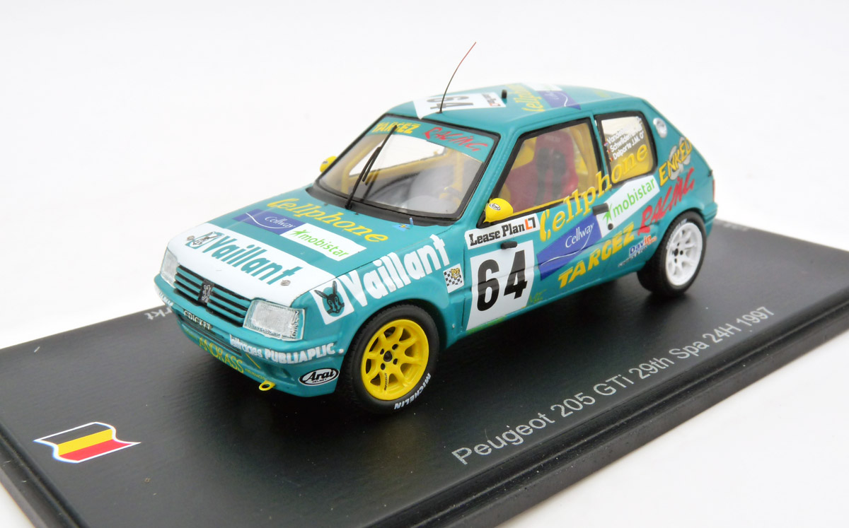 spark-100SPA15-1-Peugeot-205-GTi-Ecurie-Bruxelloise-24h-Spa-1991-64-Schwilden-Delporte-Berkt