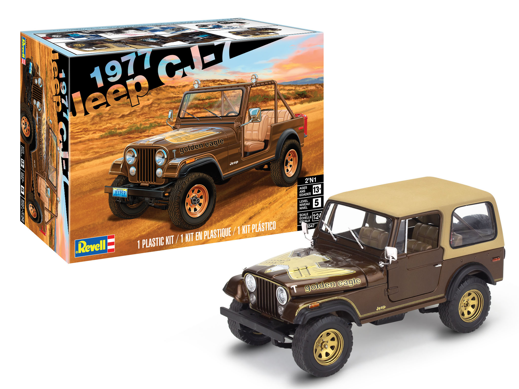 revell-14547-Jeep-CJ-7-1977-Softtop-US-Off-Road-Legende
