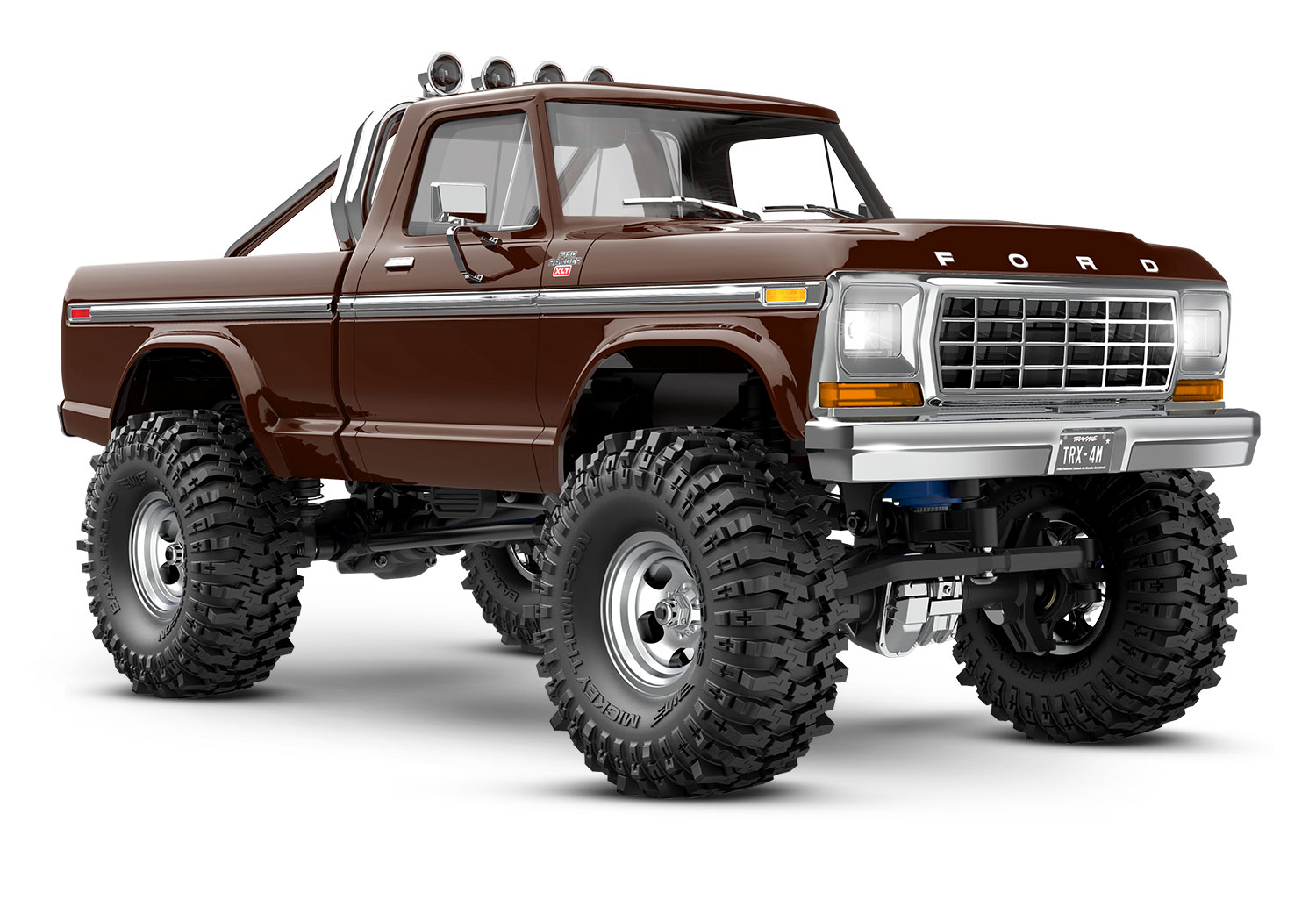 Traxxas-97044-1-BRWN-1-High-Trail-Edition-TRX4M-Ford-F150-Ranger-braun-vorne