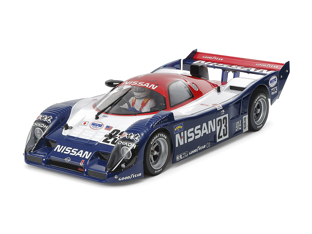 Tamiya-47531-1-Nissan-R91CP-Daytona-Winner-Gruppe-C-Gitterrohrrahmen-Chassis-Flachbahner-Wiederauflage