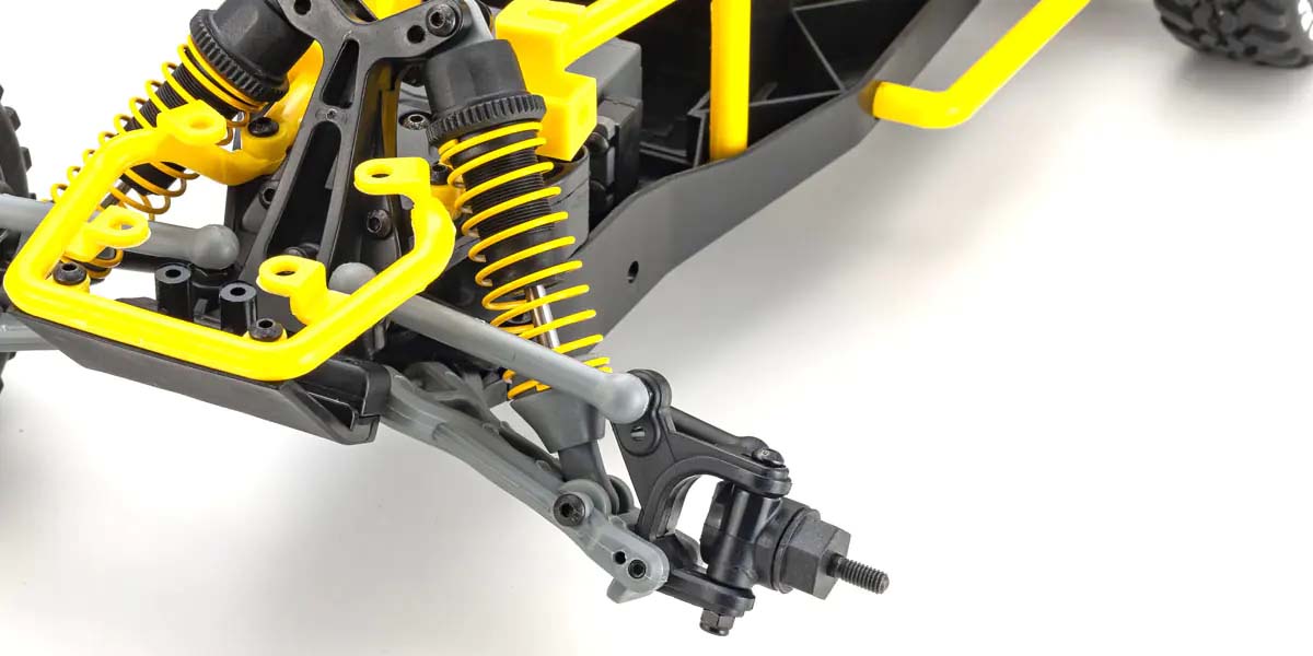 kyosho-34405T1-5-Sand-Master-20-weiß-Modellbau-Einsteigerbuggy-RC-Auto-Vorderachse