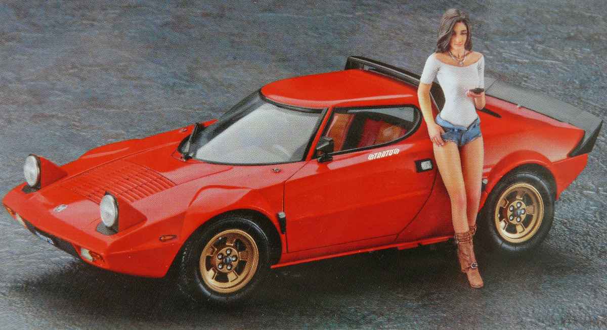 hasegawa-20543-3-Lancia-Stratos-HF-Stradale-with-italian-girl-figure-limited-edition