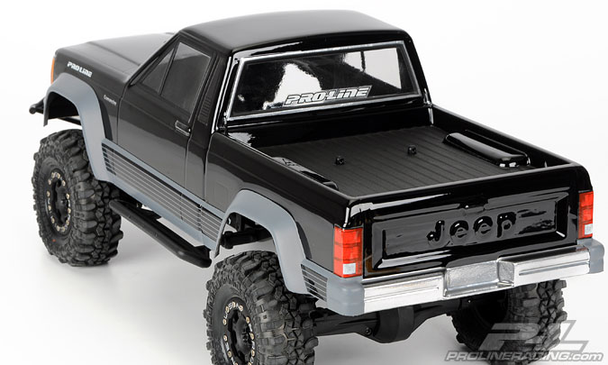 pro-line-racing-3362-00-2-Jeep-Commanche-Full-Bed-Pickup-Truck-Karosseriesatz-für-Scale-Crawler-313-mm-Radstand