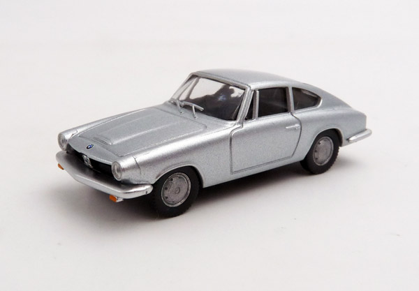 wiking-018702-BMW-1600-GT-Coupé-silber-metallic-Glas-Dingolfing