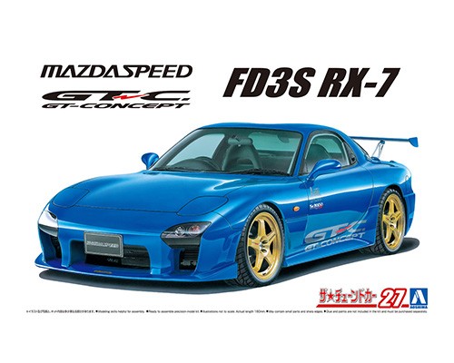 aoshima-4905083061473-Mazdaspeed-Mazda-Savanna-RX-7-GT-Concept-A-Spec-FD3S-Zweischeiben-Wankel-Sportwagen-13B-REW