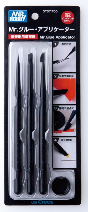 mr-hobby-Creos-GT57-MrGlue-Applicator-Applikationswerkzeug-Griffel-Klebstoff-Spatel mr-hobby-Creos-GT57--MrGlue-Applicator-Applikationswerkzeug-Griffel-Klebstoff-Spatel