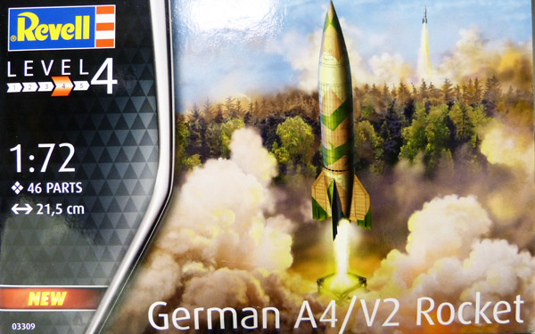 revell-03309-Deutsche-A4V2-Rakete-mit Startplatform