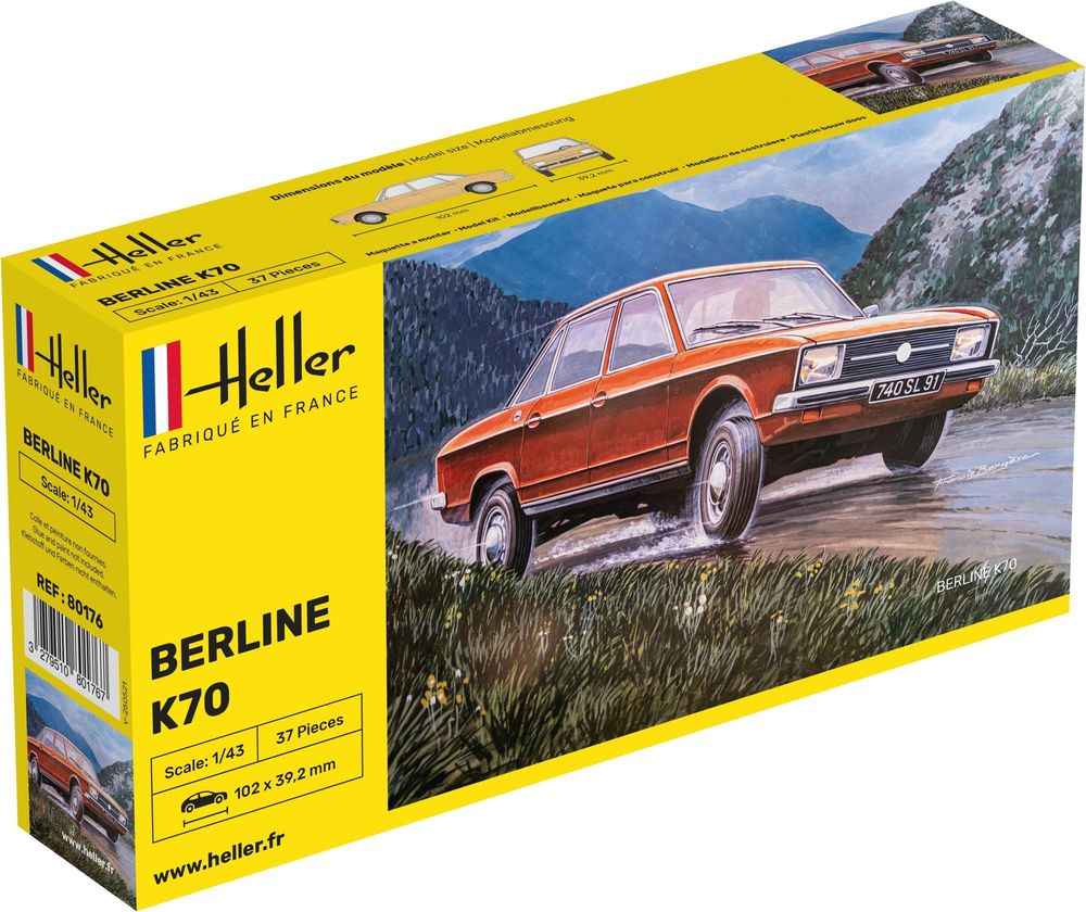 heller-80176-Volkswagen-VW-70-Limousine-Berline-Typ-48-NSU-Frontmotor-Frontantrieb heller-80176-Volkswagen-VW-70-Limousine-Berline-Typ-48-NSU-Frontmotor-Frontantrieb