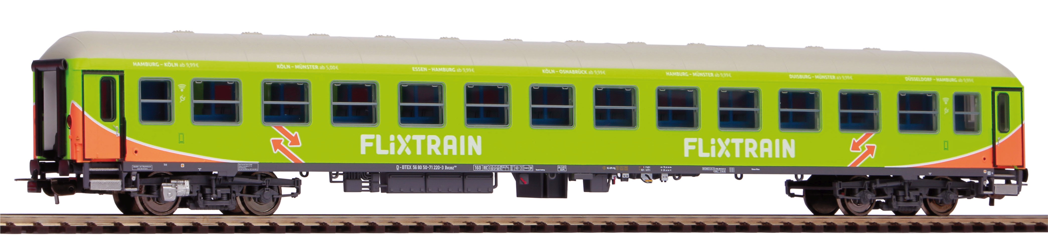 piko-596732-FLIXTRAIN-IC-Schnellzug-Personenwagen-2-Klasse-Bimz-II-Klasse piko-596732-FLIXTRAIN-IC-Schnellzug-Personenwagen-2-Klasse-Bimz-II-Klasse