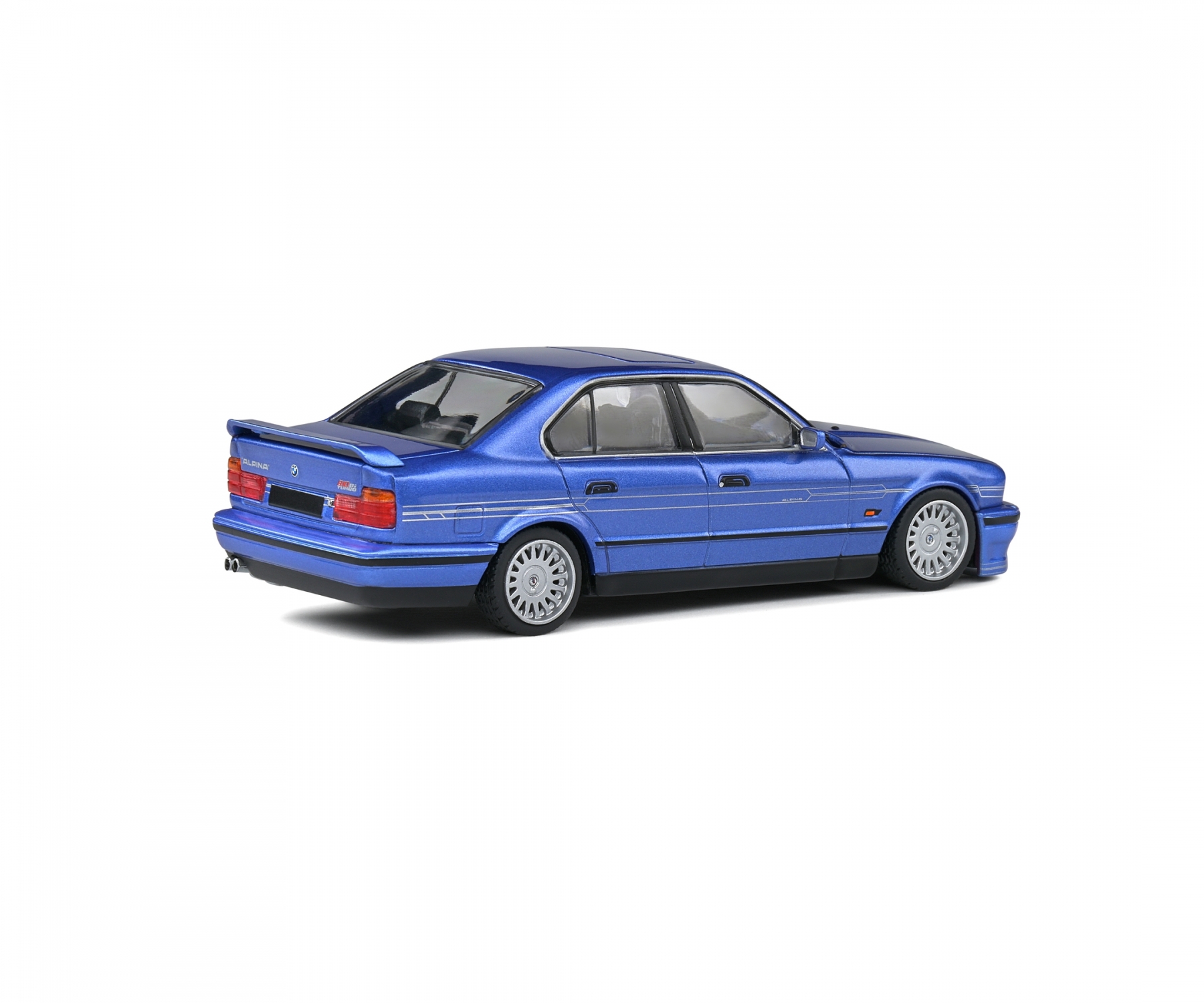 solido-S4310401-2-BMW-Alpina-B10-BiTurbo-E34-alpinablau-metallic-Heckspoiler