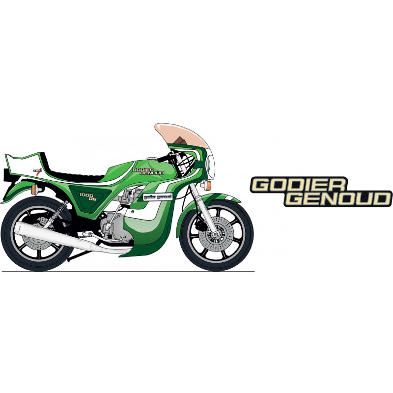 Heller Kawasaki 1000GG Godier Genoud, #52912