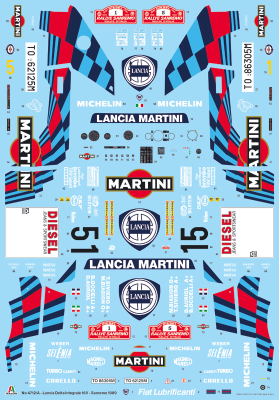 italeri-4712-2-Lancia-Delta-HF-integrale-16v-Sanremo-1989-Biasion-Siviero-Auriol-Occelli-Martini