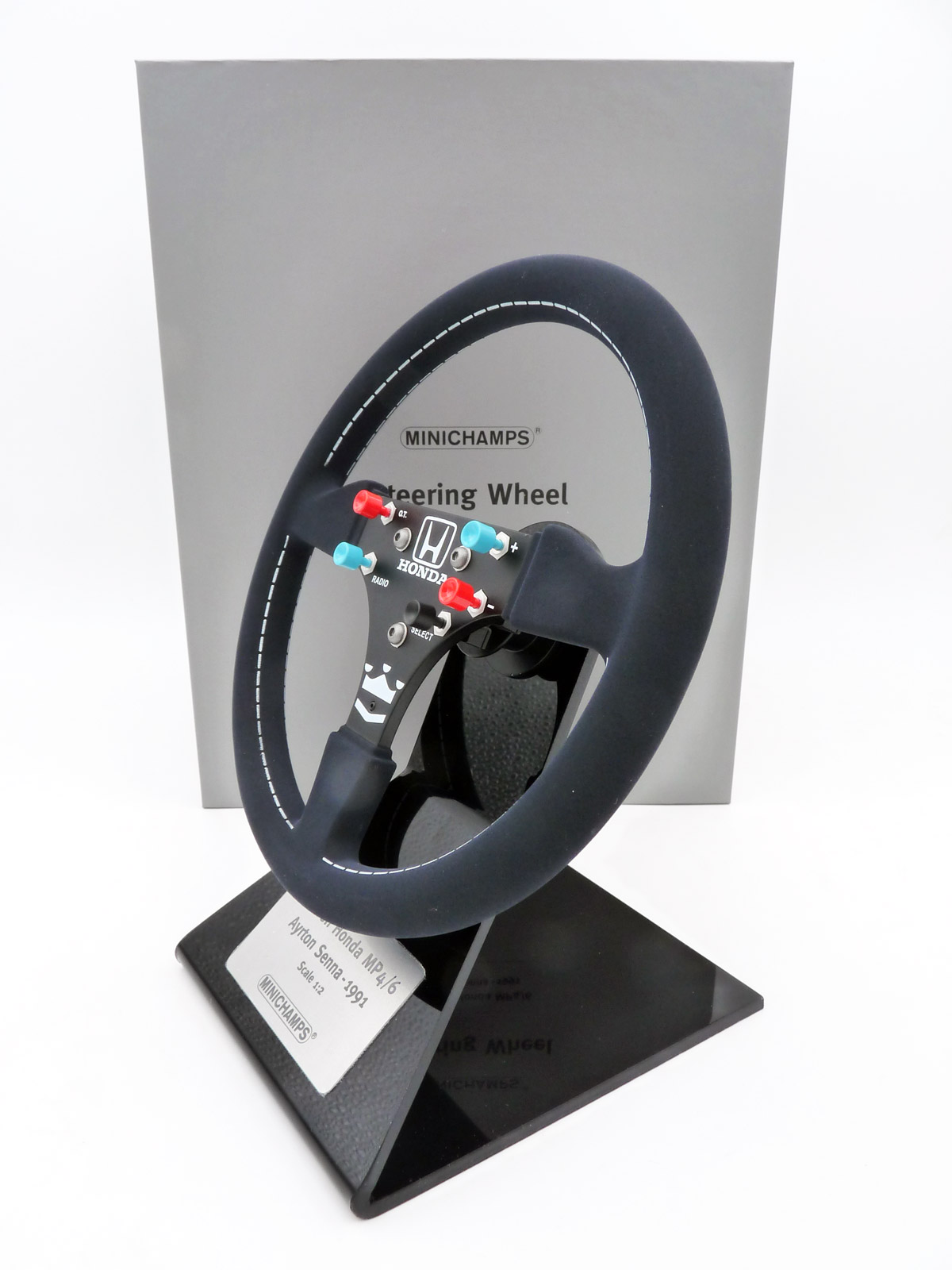 minichamps-254910001-2-Ayrton-Senna-Lenkrad-Steering-Wheel-1991-McLaren-Honda-MP4-6