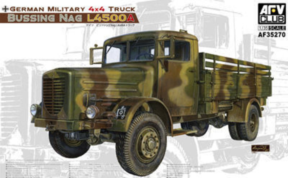 afv-club-AF35270-1-Büssing-NAG-L4500A-allradgetriebener-Militär-LKW-Wehrmacht