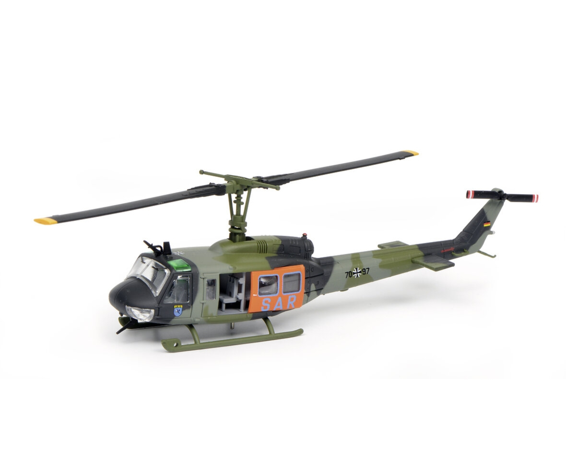 Schuco-452683108-Bell-UH-1D-SAR-70-70-Rettungsflieger-Heeresflieger-Modellhubschrauber-Teppichklopfer