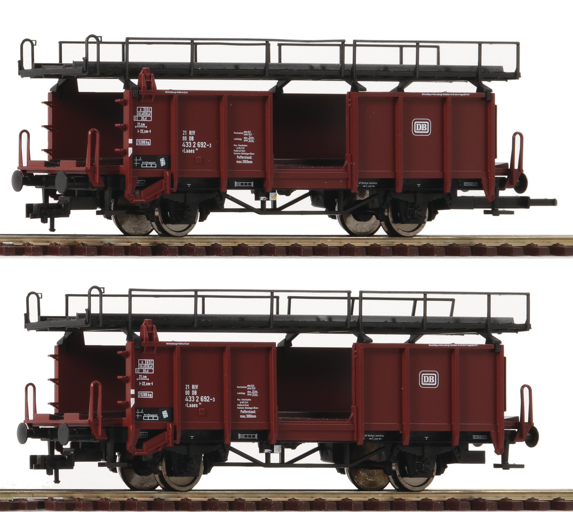 fleischmann-522401-Doppelstock.Autotransportwagen-DB-zweiteilig