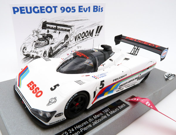 lemansminiatures-132075-5M-1-Peugeot-905-24h-Le-Mans-1991-Alliot-Jabouille-Baldi-5