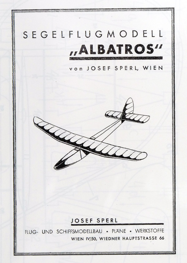 graupner12046-Segelflugmodell-Albatros-Bauplan-Sperl-Wien