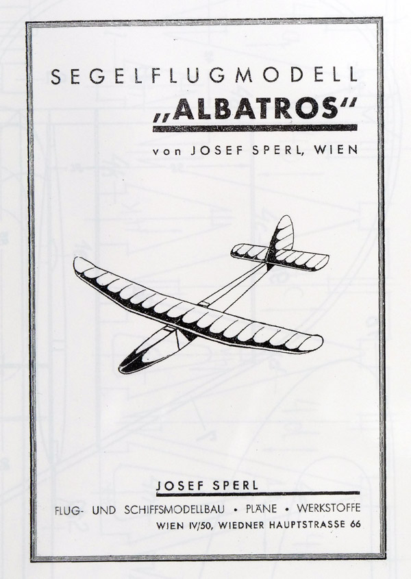 graupner12046-Segelflugmodell-Albatros-Bauplan-Sperl-Wien graupner12046-Segelflugmodell-Albatros-Bauplan-Sperl-Wien