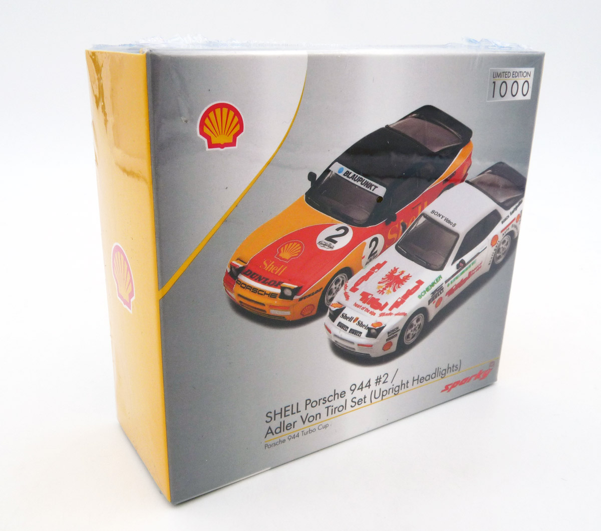 sparkyYCOMBO64003-Shell-Porsche-944-Turbo-Cup-Armin-Schwarz-Adler-von-Tirol-Doppelset
