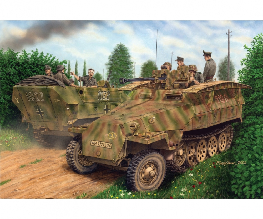 dragon-7605-Sd-Kfz-251-7-Ausführung-D-Halbkette dragon-7605-Sd-Kfz-251-7-Ausführung-D-Halbkette
