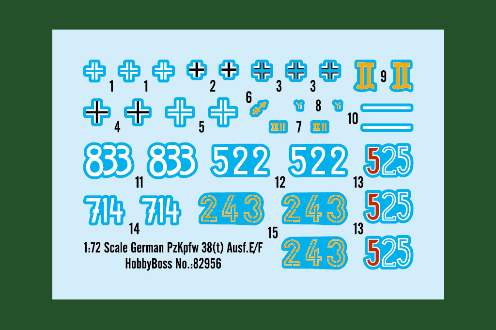 hobbyboss-82956-2-Deutscher-Panzerkampfwagen-38t-Ausf-E-F-Dekorbogen