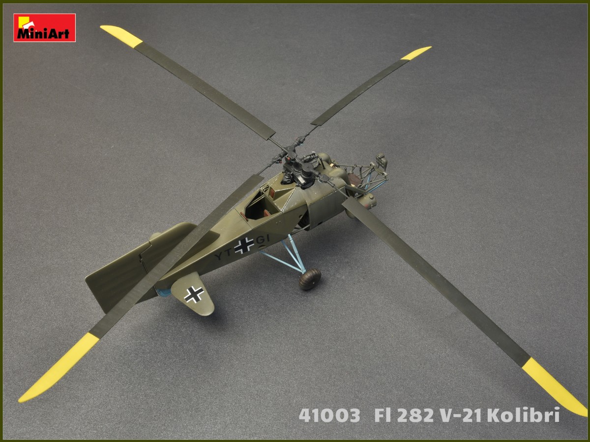 miniart-41003-5-Flettner-FL-282-V-21-Kolibri-Doppelrotor-Militärhubschrauber-Rotoren-Flettnerprinzip