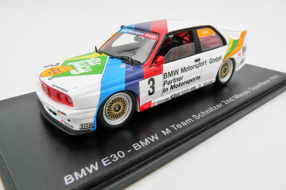 spark-SA226-1-BMW-M3-E30-Sportevo-Schnitzer-Emanuele-Pirro-Macau-Guia-Race-1990-Zweiter spark-SA226-1-BMW-M3-E30-Sportevo-Schnitzer-Emanuele-Pirro-Macau-Guia-Race-1990-Zweiter
