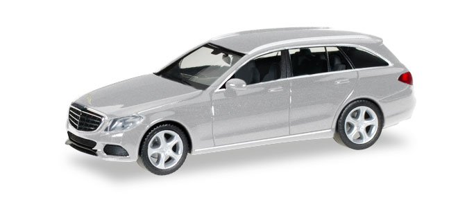 herpa-038393-004-Mercedes-T-Modell-Silber-C-Klasse