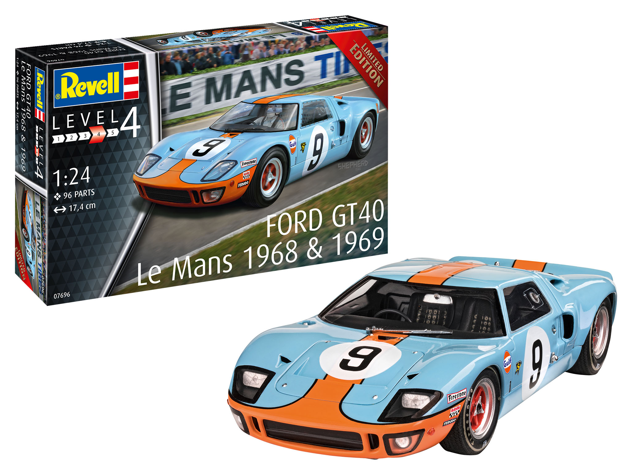 revell-07696-Ford-GT-40-Le-Mans-1968-1969-Gulf-Racing-Limited-Edition revell-07696-Ford-GT-40-Le-Mans-1968-1969-Gulf-Racing-Limited-Edition
