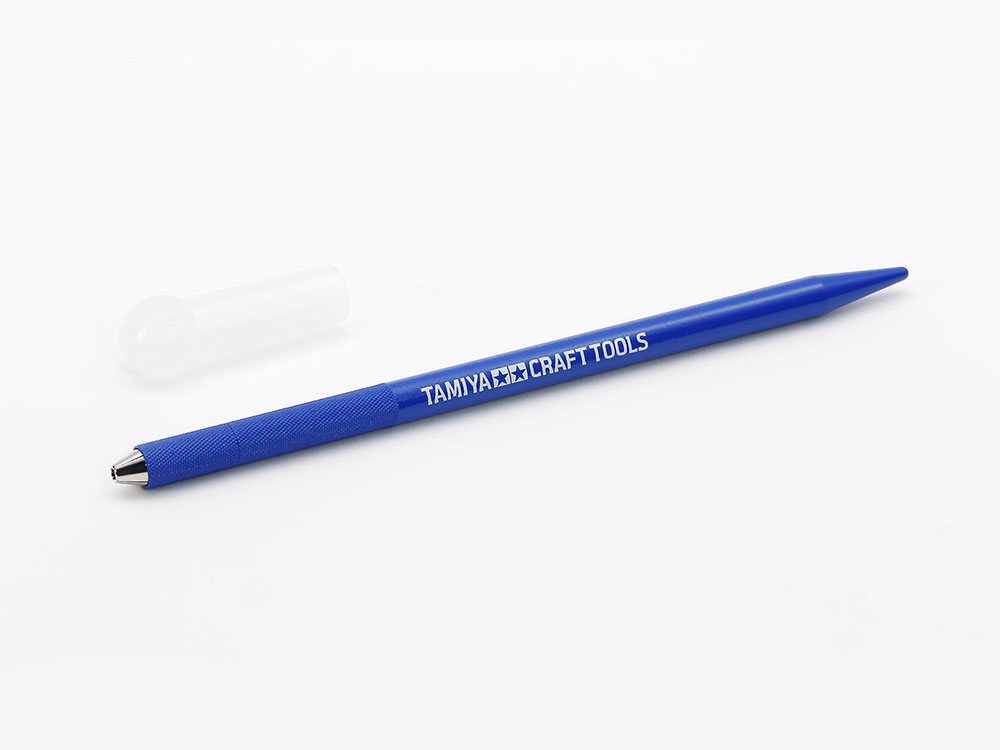 tamiya-69939-1-Handgriffel-Gravurklingen-Engraving-Blade-Holder-blue-blau-edition