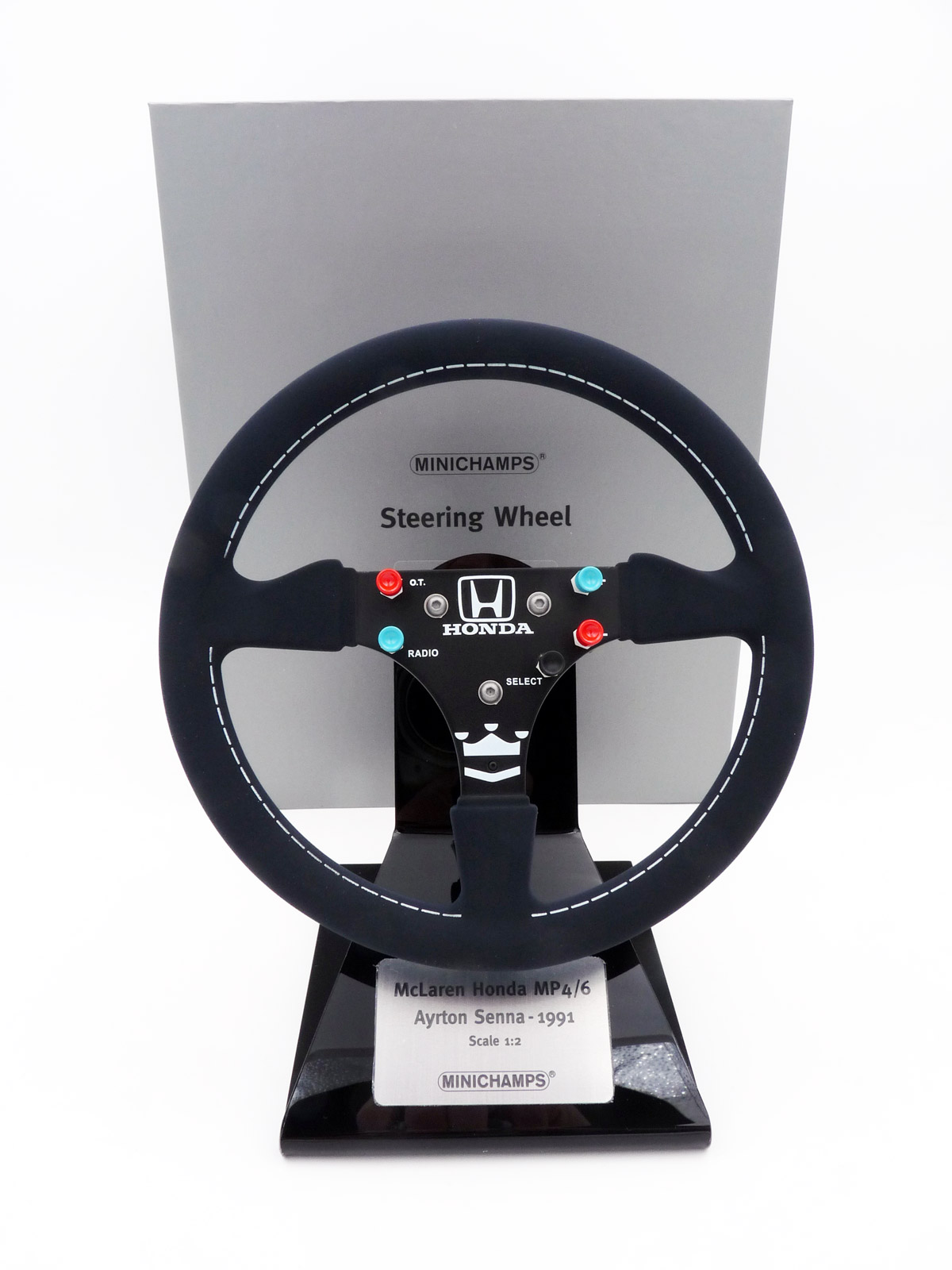 minichamps-254910001-1-Ayrton-Senna-Lenkrad-Steering-Wheel-1991-McLaren-Honda-MP4-6