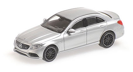 minichamps-870038101-Mercedes-AMG-C63-2019-silber-metallic
