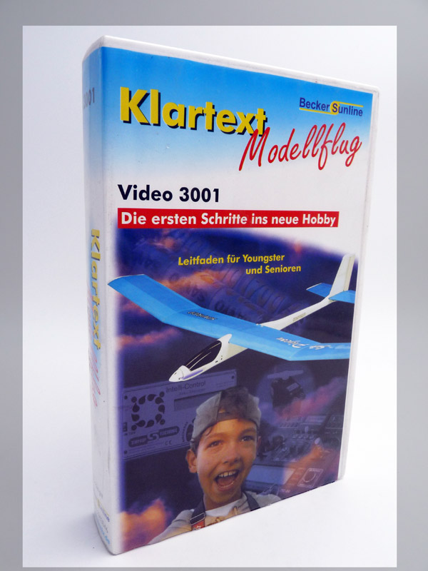 airmix-becker-Lehrvideo-Modellflug-VHS-Kasette