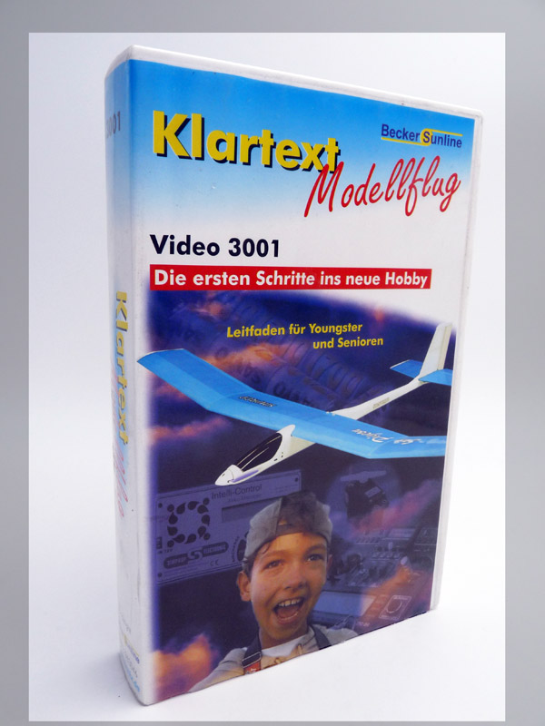 airmix-becker-Lehrvideo-Modellflug-VHS-Kasette airmix-becker-Lehrvideo-Modellflug-VHS-Kasette