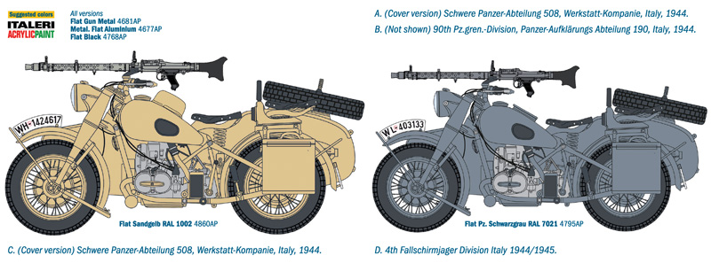 italeri-7403-2-German-military-motorcycle-BMW-R75-Wehrmachtsgespann